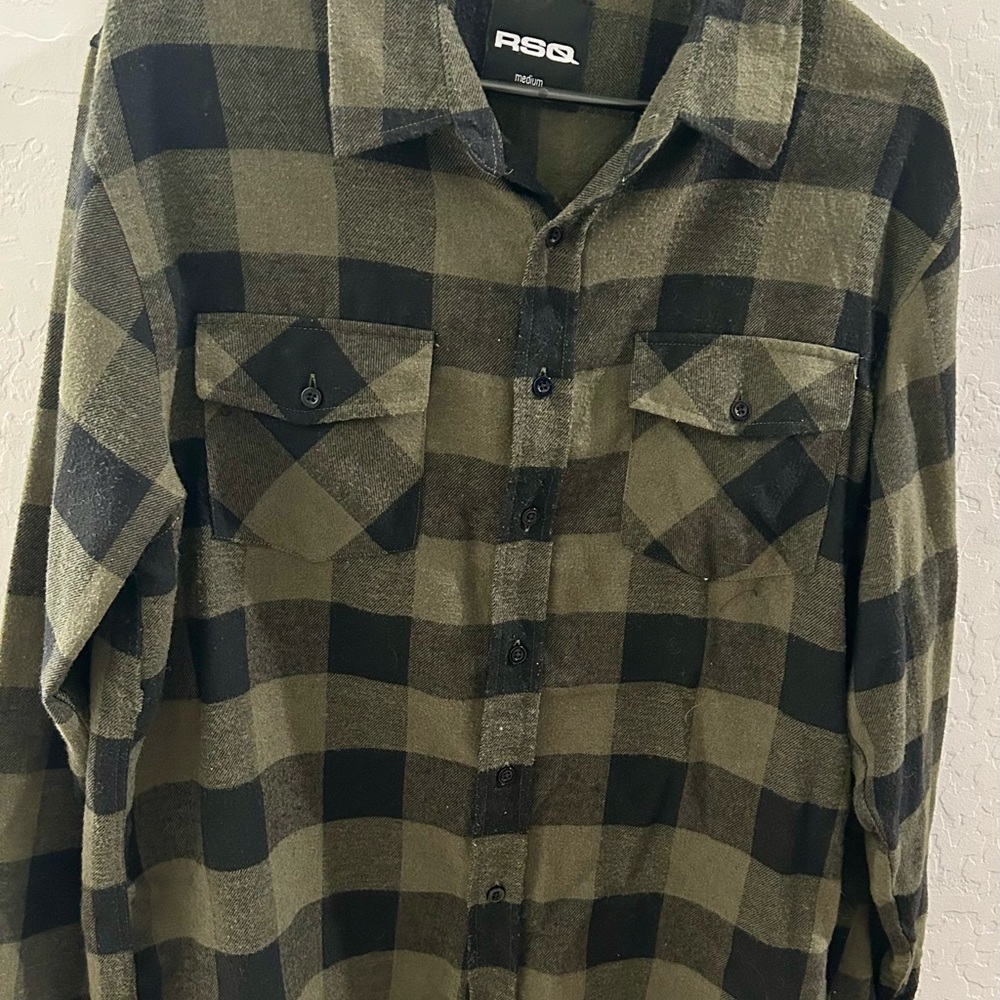 RSQ size medium flannel